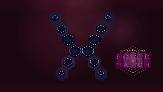 #6. Hanoi Puzzles: Solid Match - Wallpapers (GOG) 由: Hanoi Studios