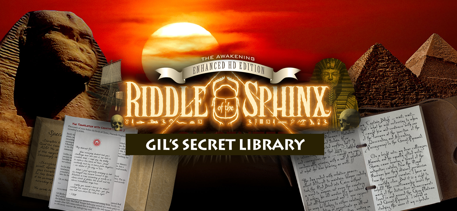 Riddle Of The Sphinx™ Gil’s Secret Library