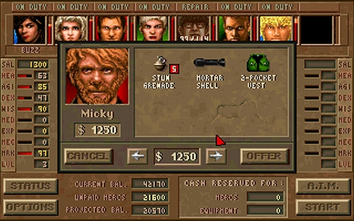 Jagged Alliance: Deadly Games — official screenshot 1