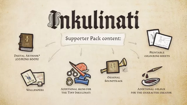#2. Inkulinati Supporter Pack (GOG) Bởi: Daedalic Entertainment