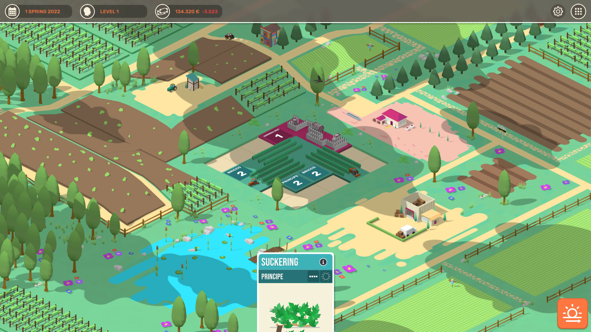 Hundred Days - Winemaking Simulator screenshot 1