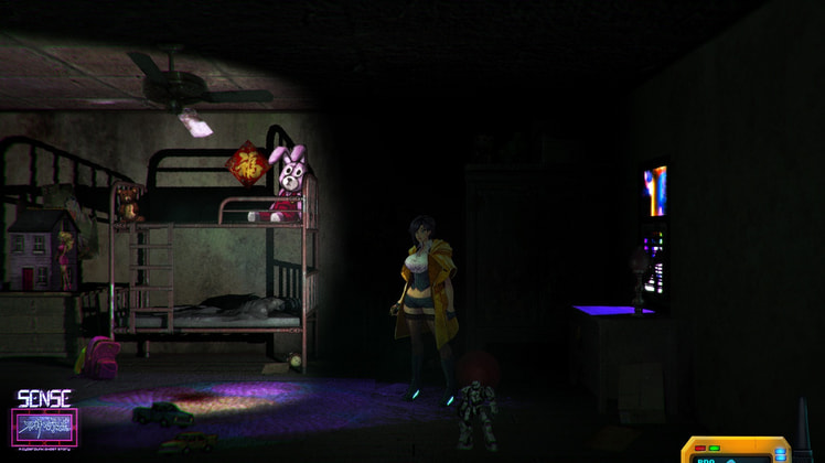 Sense - 不祥的预感: A Cyberpunk Ghost Story screenshot 3