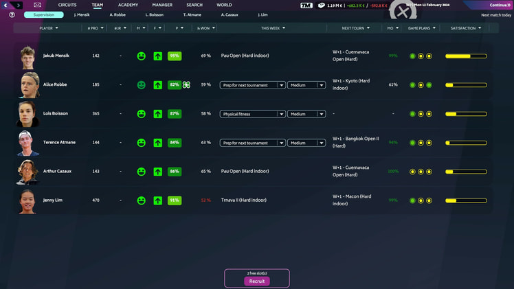 Tennis Manager 2024 screenshot 2