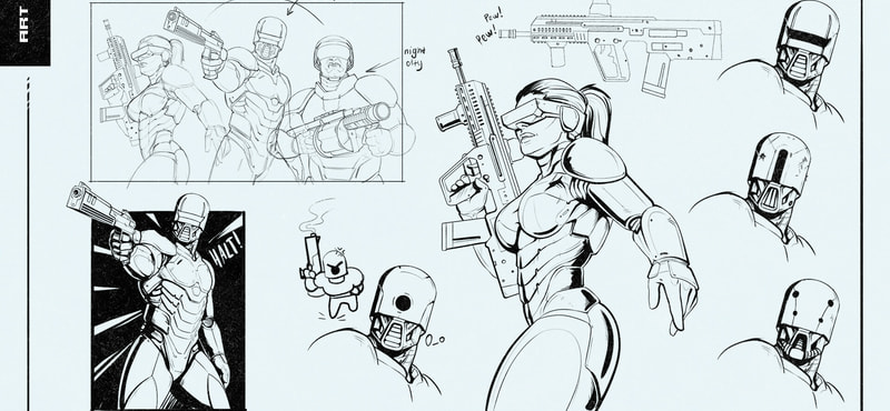 Mega City Force - Digital 80's Artbook - image 2