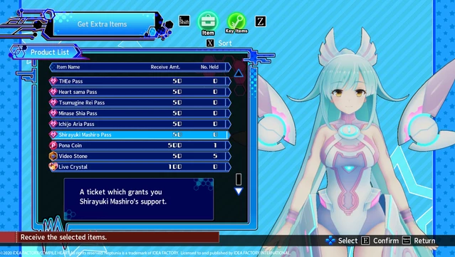 #7. Neptunia Virtual Stars - Deluxe Item Pack (GOG) 由: Idea Factory International