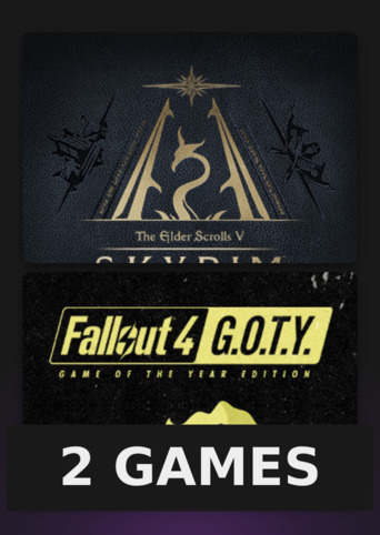 Fallout 4: Game of the Year Edition + The Elder Scrolls V: Skyrim Anniversary Edition