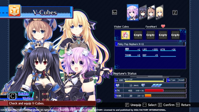#8. Neptunia Virtual Stars - Pinky Pop Hepburn Pack (GOG) Podle: Idea Factory International