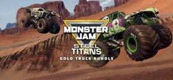 Monster Jam Steel Titans - Gold Truck Bundle