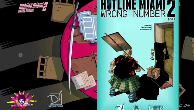 #10. Hotline Miami 2: Wrong Number - Digital Comics (GOG) By: Devolver Digital