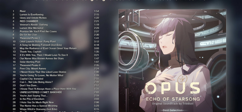 OPUS: Echo of Starsong  - Original Soundtrack -Best Selection- - image 2