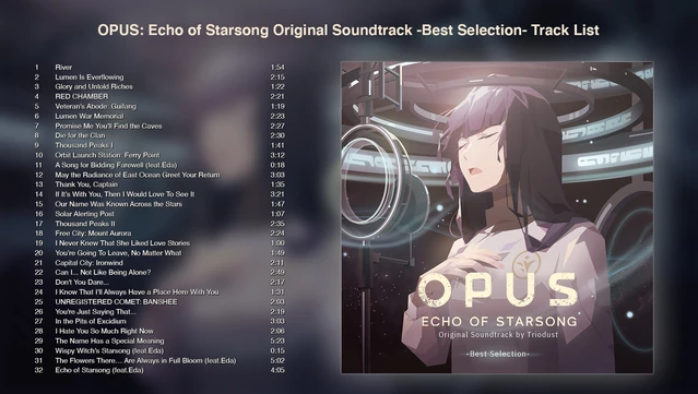 #3. OPUS: Echo of Starsong - Original Soundtrack -Best Selection- (GOG) 게시자: SIGONO INC.
