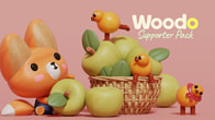 Купить ключ дешево Woodo. Supporter Pack