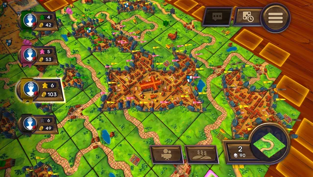 #10. Carcassonne - Tiles & Tactics (GOG) By: Twin Sails Interactive