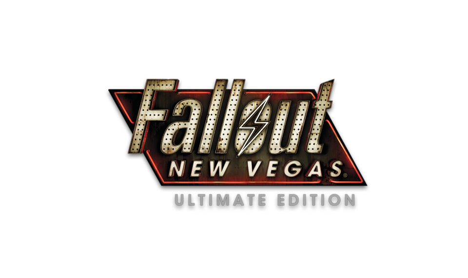 New vega extended edition. Fallout New Vegas лого. Fallout New Vegas логотип без фона. Fallout New Vegas логотип для Steam. Fallout New Vegas надпись без фона.