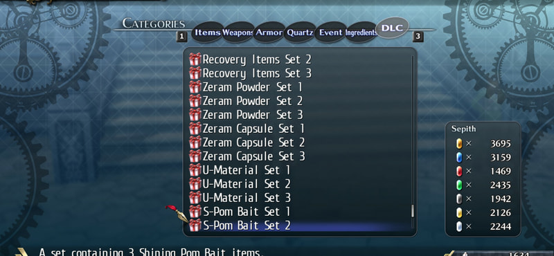 The Legend of Heroes: Trails of Cold Steel II - Shining Pom Bait Set 2 — image 2