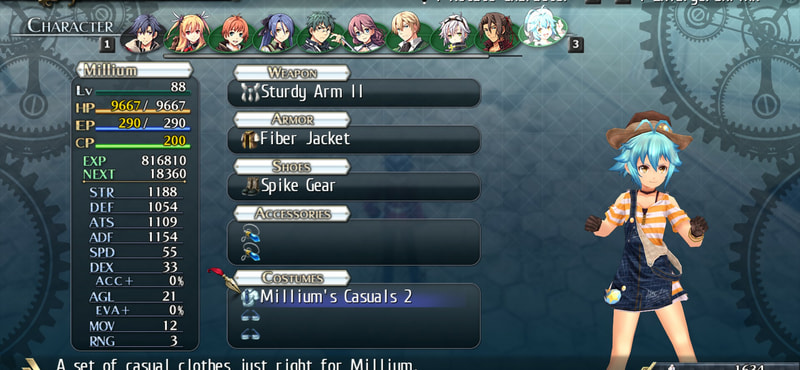 The Legend of Heroes: Trails of Cold Steel II - All Casual Clothes — image 2