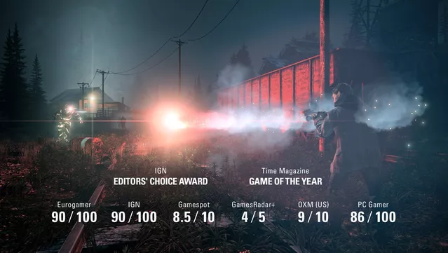 #7. Alan Wake (GOG) By: Remedy Entertainment