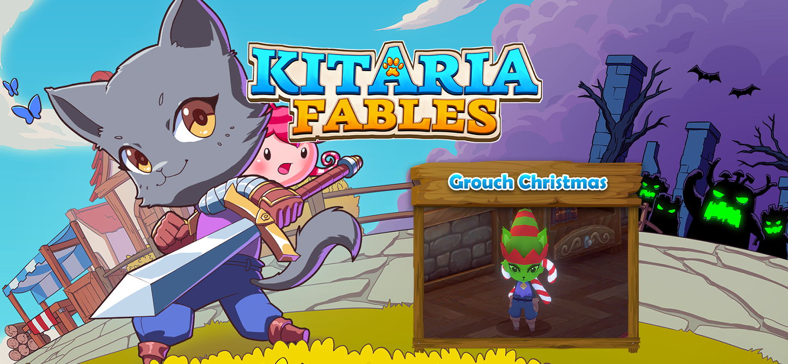 Kitaria Fables - Grouch Christmas Outfit