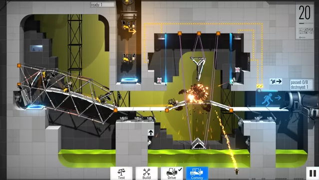 #9. Bridge Constructor Portal (GOG) โดย: Headup