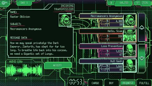 #8. Space Warlord Organ Trading Simulator (GOG) От: Strange Scaffold