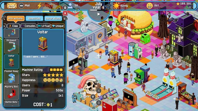 #9. Arcade Tycoon ™ : Simulation Game (GOG) Bởi: Vincent Ltd