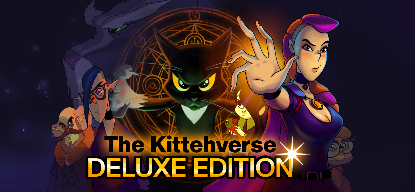 Near-Mage + Gibbous: The Kittehverse DeLuxe