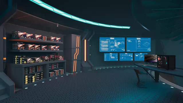 #9. PC Building Simulator - AORUS Workshop (GOG) โดย: The Irregular Corporation