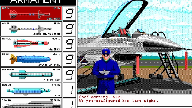 #8. Falcon A.T. (GOG) Bởi: MicroProse Software