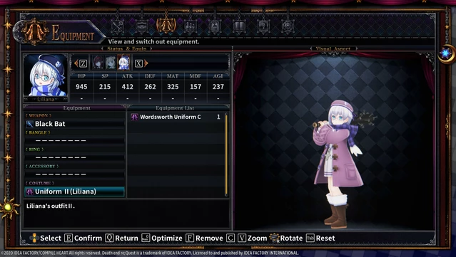 #4. Death end re;Quest 2 - Alternate Uniform Set (GOG) 由: Idea Factory International