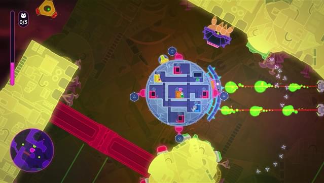 Lovers in a Dangerous Spacetime: 1- to 4-Player Co-op Space Shooter