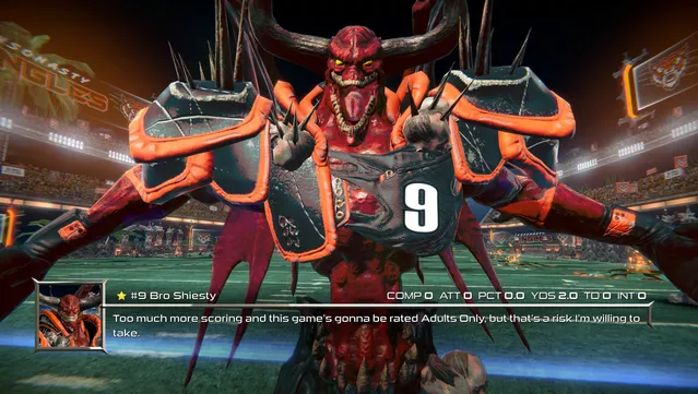 #10. Mutant Football League - Sinsonasty Mangles (GOG) De: Digital Dreams Entertainment Inc.
