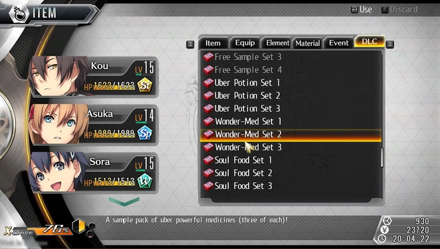 #5. Tokyo Xanadu eX+ Item Bundle (GOG) โดย: Aksys Games