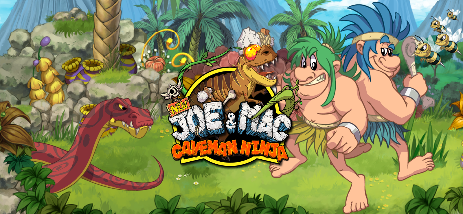 New Joe & Mac - Caveman Ninja banner
