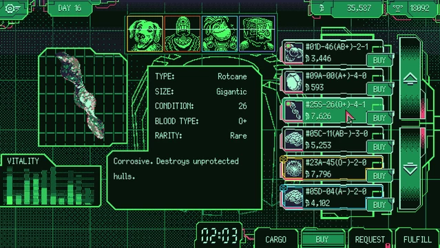 #7. Space Warlord Organ Trading Simulator (GOG) От: Strange Scaffold