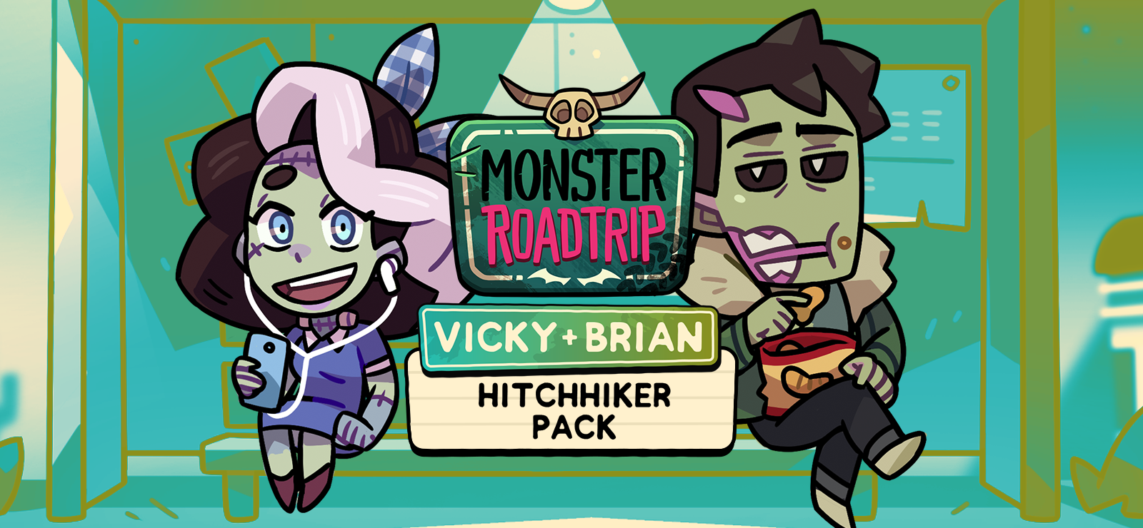 Monster Roadtrip - Hitchhiker Pack - Vicky & Brian