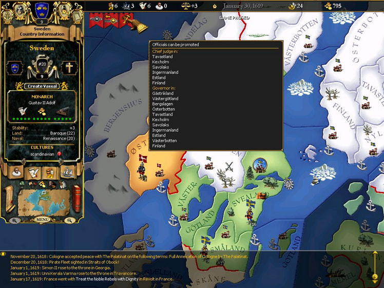 For The Glory: A Europa Universalis Game screenshot 2