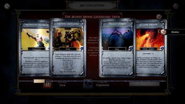 50% Talisman - The Blood Moon Expansion: Legendary Deck on