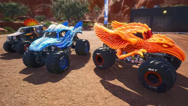 #8. Monster Jam Steel Titans - Fire & Ice Truck Bundle (GOG) De: THQ Nordic GmbH