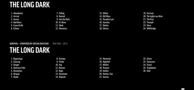 Music for The Long Dark -- Volume One - image 3