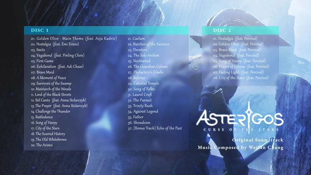 #3. Asterigos: Curse of the Stars - Complete Soundtrack (GOG) Podle: tinyBuild