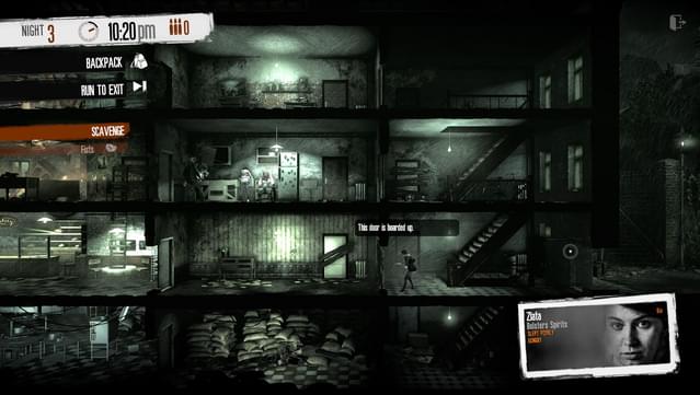 this war of mine game does nothing