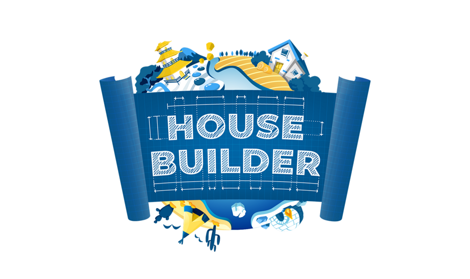 House builder на русском. Хаус буилдер. Builder логотип. House Builder game. House Builder game logo.