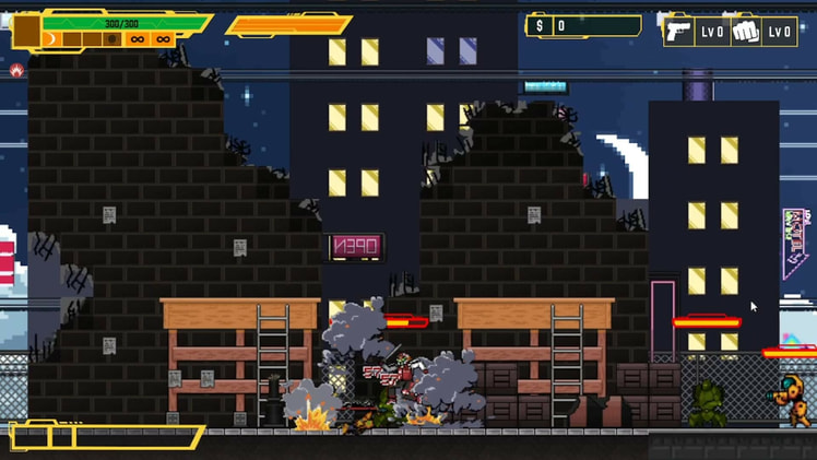 Bail Force: Cyberpunk Bounty Hunters PlayStation gameplay screenshot 9 of 9