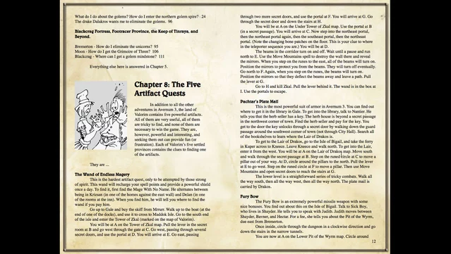 #8. Avernum 3: Hint Book & Extras (GOG) Podle: Spiderweb Software