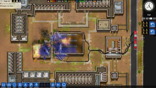 prison architect no prisoners assigned to eat at this canteen