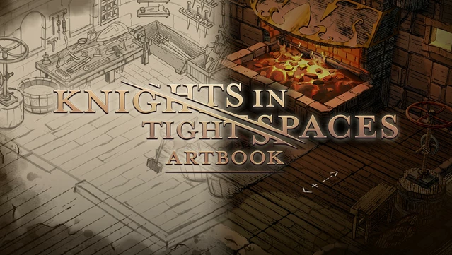 #2. Knights in Tight Spaces - Artbook (GOG) By: Raw Fury
