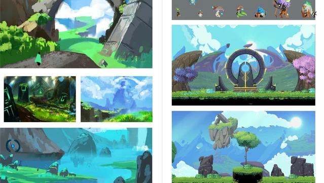 #8. Astral Ascent Artbook (GOG) 由: Hibernian Workshop, Maple Whispering Limited