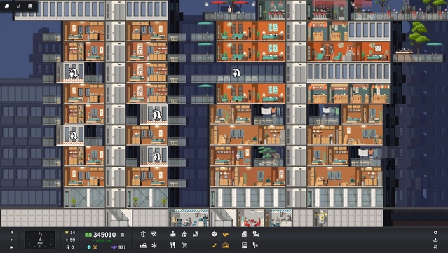 #3. Project Highrise: Tokyo Towers (GOG) 由: Kasedo Games