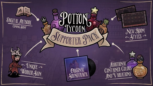 #10. Potion Tycoon - Supporter Bundle (GOG) 由: Daedalic Entertainment