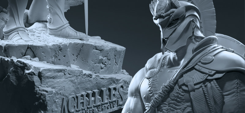 Achilles: Legends Untold - Mythic Hero 3D Figurine 2.0: Achilles Edition - image 3